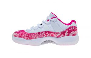 Womens Air Jordan 11 Low Pink Snakeskin AH7860-106 01