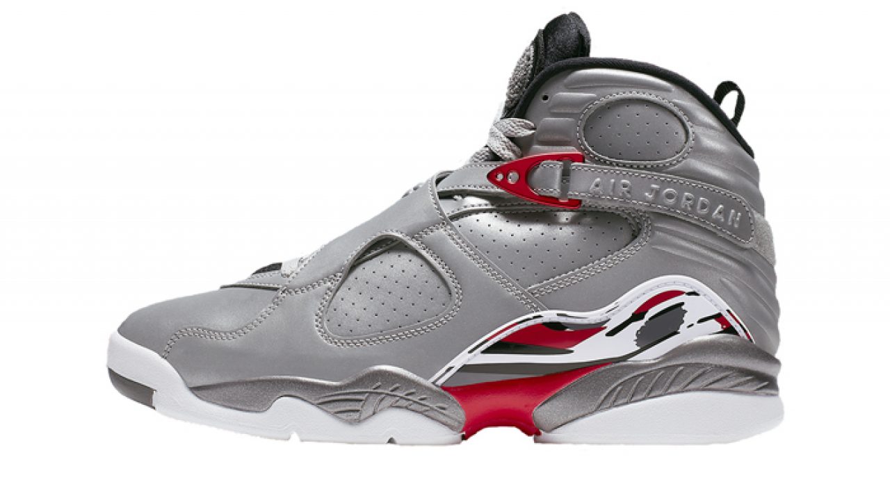 Silver sale jordan 8