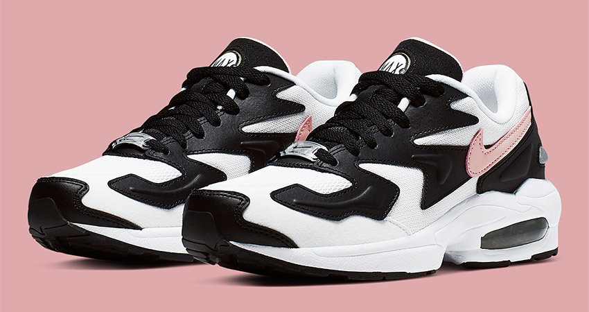 Nike’s Air Max 2 Light Coming With A Pink Swooshes Combined To The Black and White 01