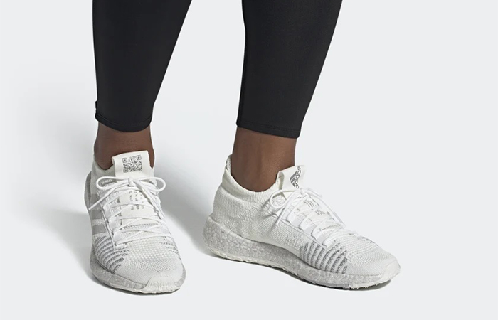 adidas PulseBoost HD Core White G26930 on foot 01