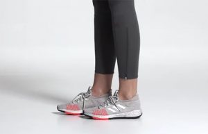 adidas PulseBoost HD Grey Orange G26934 on foot 02