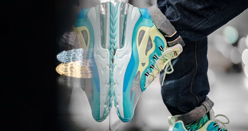 Don't Miss Out Nike Air Max 270 React Blue Mint Releasing Next Week 01