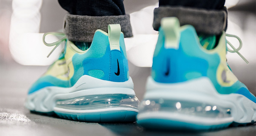 Don't Miss Out Nike Air Max 270 React Blue Mint Releasing Next Week 02