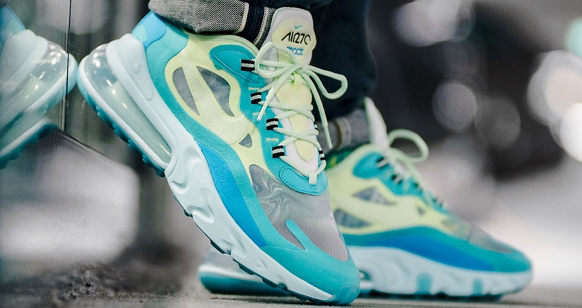 Don't Miss The Nike Air Max 270 React Blue Mint Releasing Next Week -  Fastsole