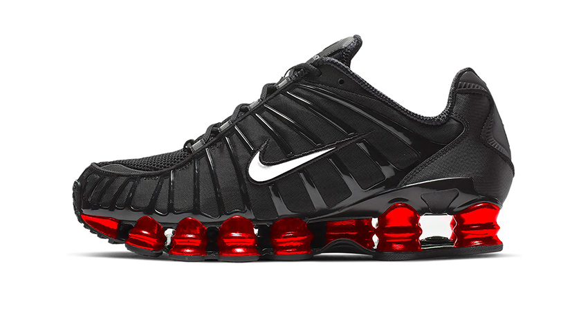 First Look At The Skepta Nike Shox TL Black Red 01