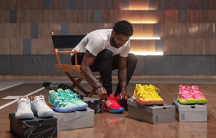 Full Pack Of SpongeBob SquarePants Nike Kyrie Collection Unveiled