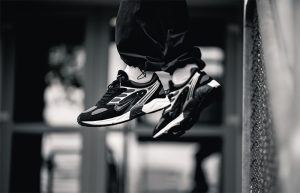 Nike Air Ghost Racer Silver Black AT5410-002 on foot 01