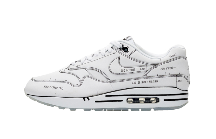 Nike Air Max 1 Schematic White Not For 