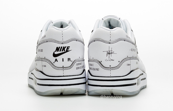 Nike Air Max 1 Schematic White Not For Resale CJ4286-100