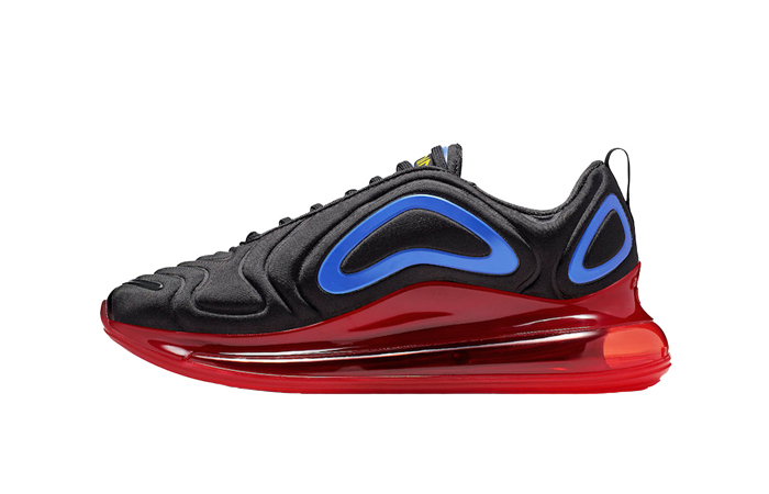 air max 720 black and red