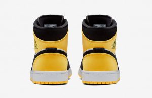 Nike Jordan 1 Mid Yellow Toe Footasylum 852542-071