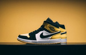 Nike Jordan 1 Mid Yellow Toe Footasylum Exclusive 852542-071 02