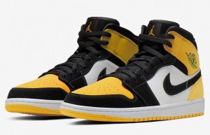 Nike Jordan 1 Mid Yellow Toe Footasylum Exclusive 852542-071 03