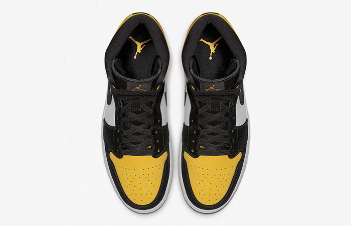 Nike Jordan 1 Mid Yellow Toe Footasylum Exclusive 852542-071