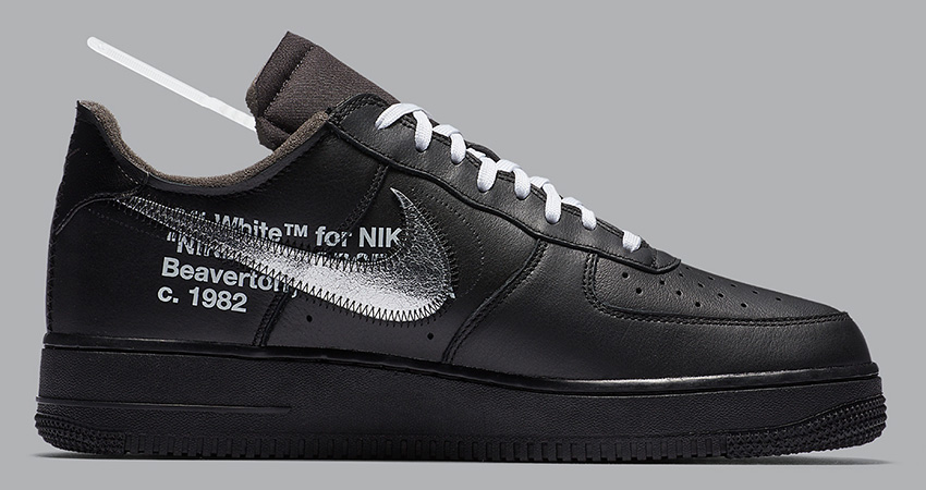 Official Images Leaked Of Off-White Nike Air Force 1 Black 02