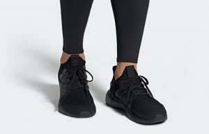 adidas Ultra Boost 19 Black G27508 on foot 01