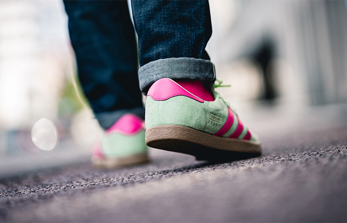 adidas stadt pink EE5726 on foot 03