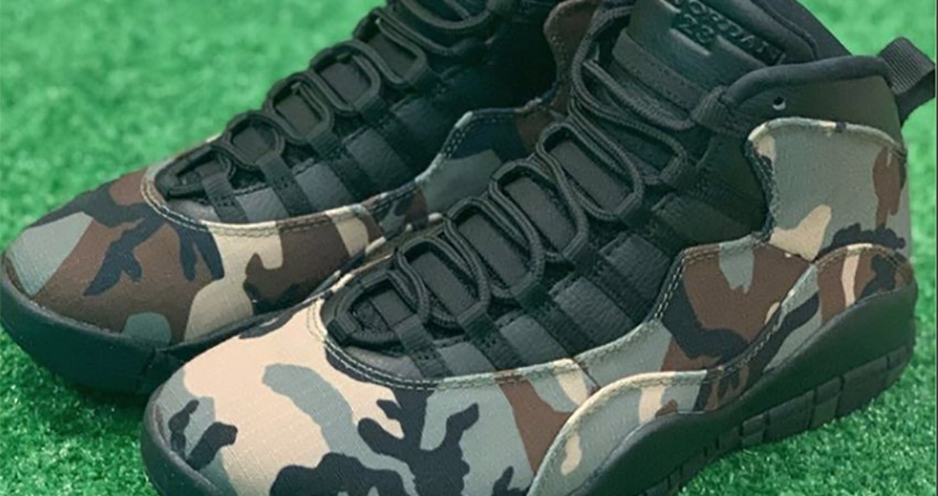 Detailed Look At The Upcoming Nike Jordan 10s Camo - Fastsole