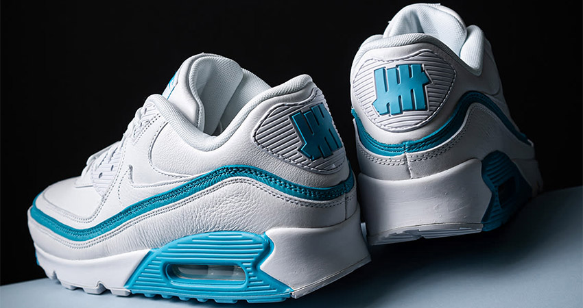 First Look Leaked For The UNDEFEATED Nike Air Max 90 Blue White 02