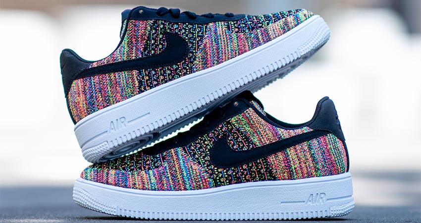 Nike Air Force 1 Flyknit 2.0 Gets A Multi Coloured Look 01