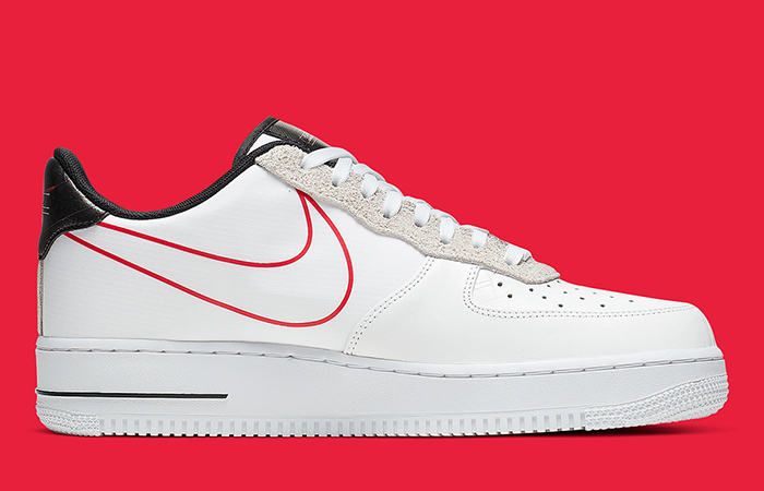 Nike Air Force 1 Script Swoosh Pack White Red 03