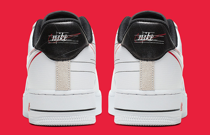 Nike Air Force 1 Script Swoosh Pack White Red 05