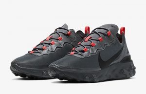 Nike React Element 55 Black Grey CQ4809-001 03