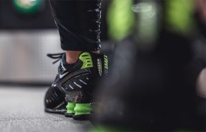 Nike Shox Enigma Black Green CK2084-002 on foot 03