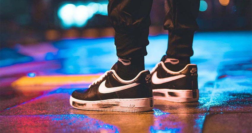 On-Foot Images Leaked Of G-Dragon's PEACEMINUSONE Nike Air Force 1 07 ParaNoise 03