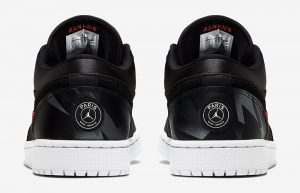 PSG Nike Air Jordan 1 Low Black CK0687-001 05
