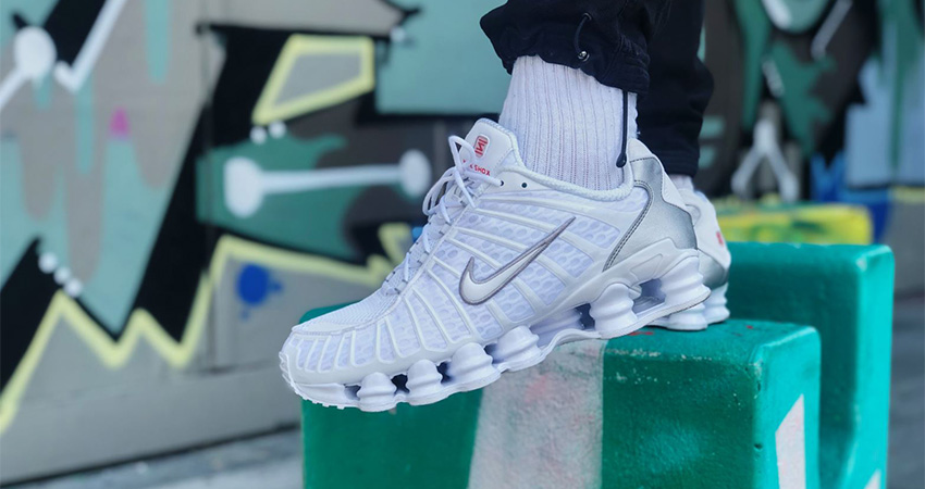 This Look Of The Nike Shox TL White Metallic Silver Will Compel You To Grab One 02