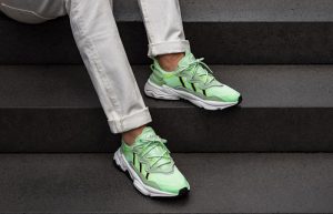 adidas Ozweego Glow Green EE6466 on foot 02