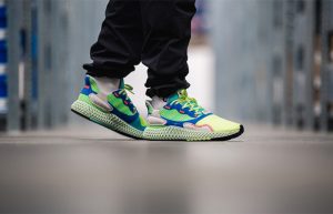 adidas ZX 4000 4D Hi Res Yellow EF9623 on foot 01