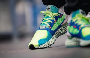 adidas ZX 4000 4D Hi Res Yellow EF9623 on foot 02