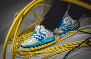 adidas ZX 5000 30 Years Of Torsion Blue white FU8406 on foot 01