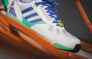 adidas ZX 7000 30 Years Of Torsion White Green FU8404 on foot 02
