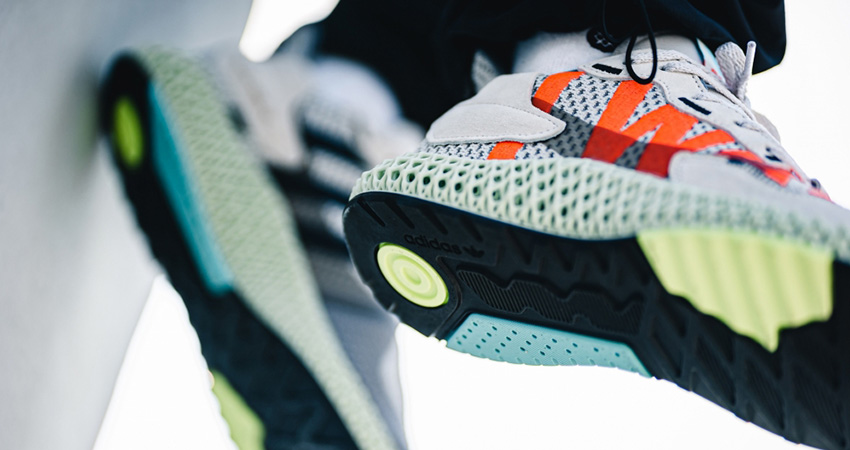 AN On Foot Look At The Upcoming adidas ZX 4000 4D I Want I Can Bright Cyan 02