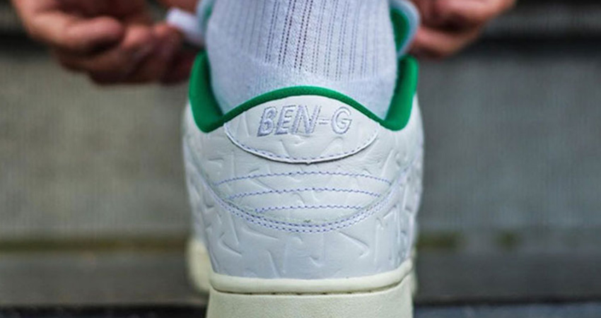 Detailed Look At The Ben-G Nike SB Dunk Low White Green 01