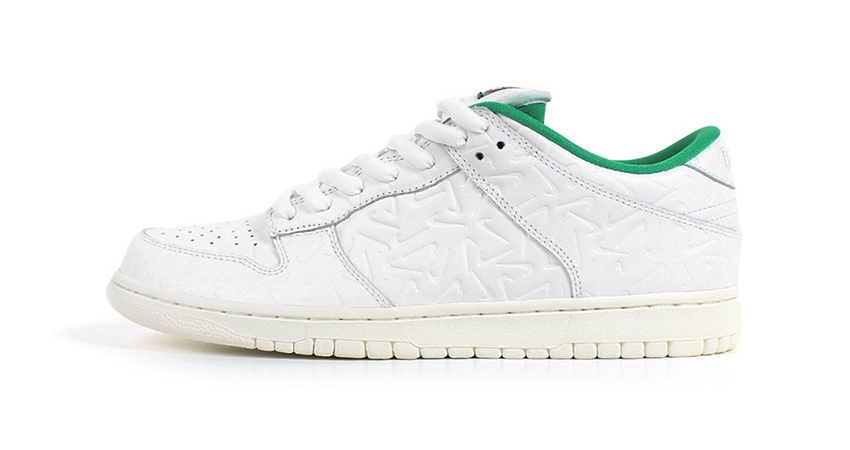 Detailed Look At The Ben-G Nike SB Dunk Low White Green 02