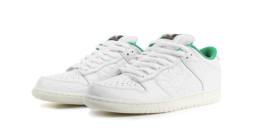 Detailed Look At The Ben-G Nike SB Dunk Low White Green 03