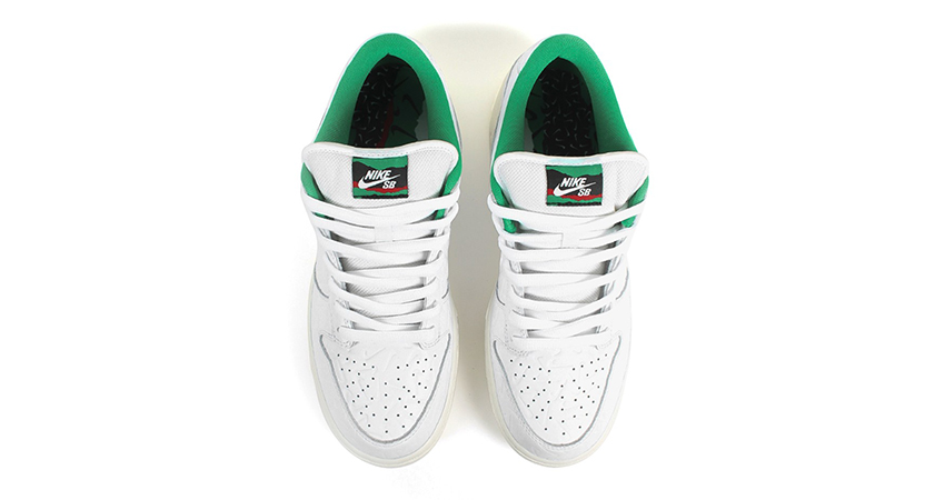 Detailed Look At The Ben-G Nike SB Dunk Low White Green - Fastsole