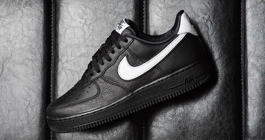 Detailed Look At The Nike Air Force 1 Retro Low QS Black 01