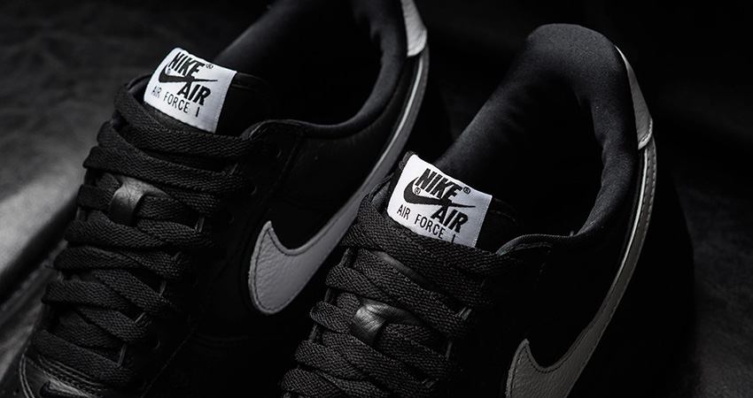 Detailed Look At The Nike Air Force 1 Retro Low QS Black 02