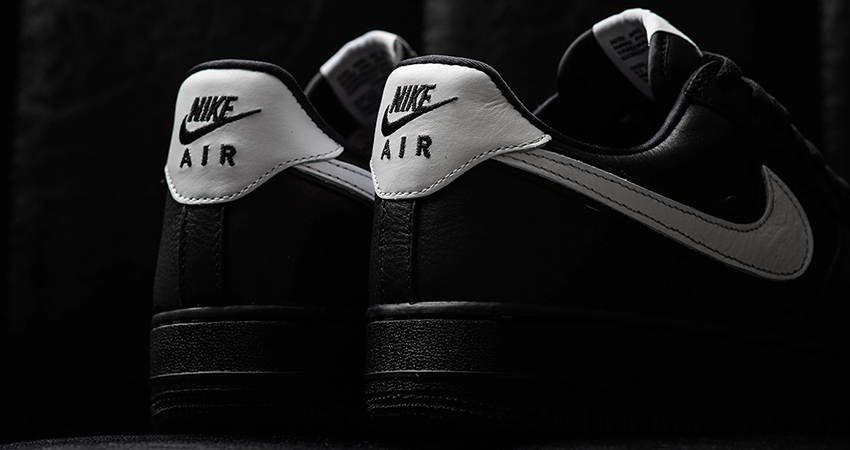 Detailed Look At The Nike Air Force 1 Retro Low QS Black 04