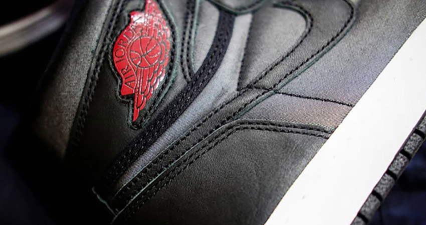 First Look Leaked For The Upcoming Air Jordan 1 Satin Black Red 04