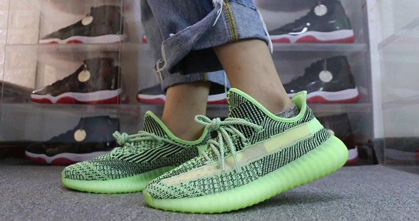 First Foot Look At The Yeezy Boost 350 V2 Yeezreel - Fastsole