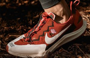 Gyakusou Nike Zoom Pegasus 36 Rose Red CD0383-600 on foot 01