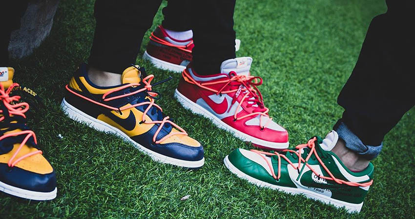 Have An Exclusive Look At The Upcoming Off-White Nike Dunk Low Pack Colorways 01