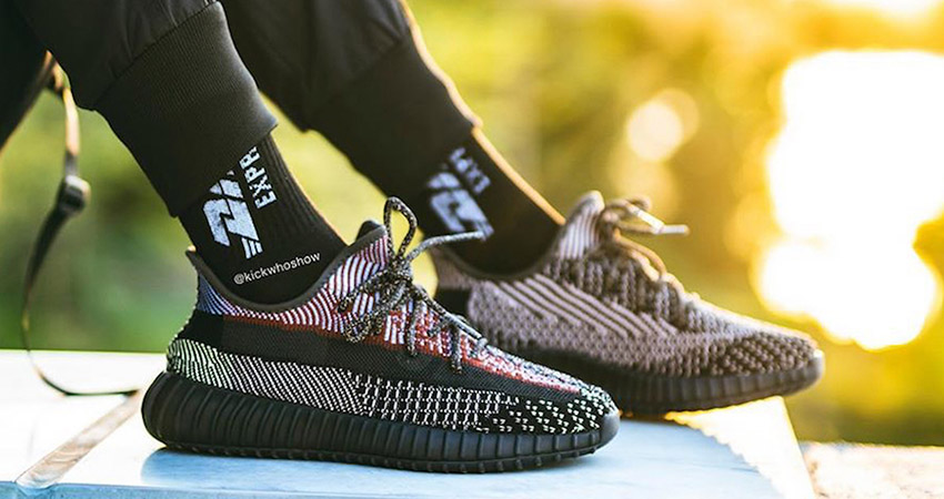 Here Is The First On Foot Look At The adidas Yeezy Boost 350 V2 Yecheil 01