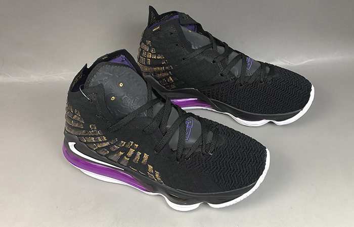 Nike LeBron 17 Black Purple BQ3177-004 04